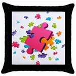 Passel Picture Green Pink Blue Sexy Game Throw Pillow Case (Black)