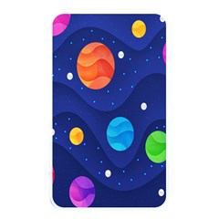 Planet Space Moon Galaxy Sky Blue Polka Memory Card Reader by Mariart