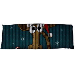 Christmas Giraffe  Body Pillow Case (dakimakura) by Valentinaart