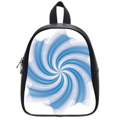 Prismatic Hole Blue School Bag (small) by Mariart