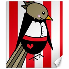 Bird Cute Design Cartoon Drawing Canvas 20  X 24   by Celenk