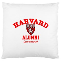 Harvard Alumni Just Kidding Standard Flano Cushion Case (two Sides) by Celenk