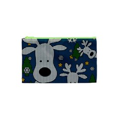 Cute Reindeer  Cosmetic Bag (xs) by Valentinaart