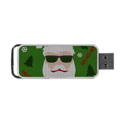 Ugly Christmas Sweater Portable Usb Flash (two Sides) by Valentinaart