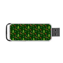 Christmas Pattern Portable Usb Flash (one Side) by Valentinaart