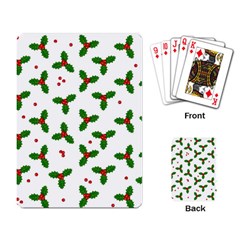 Christmas Pattern Playing Card by Valentinaart