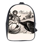 Vintage Thanksgiving School Bag (XL)