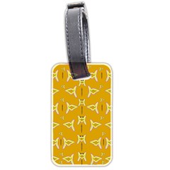Fishes Talking About Love And   Yellow Stuff Luggage Tags (two Sides) by pepitasart