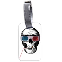 Cinema Skull Luggage Tags (two Sides) by Valentinaart