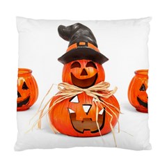 Funny Halloween Pumpkins Standard Cushion Case (two Sides) by gothicandhalloweenstore