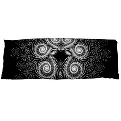 Fractal Filigree Lace Vintage Body Pillow Case (dakimakura) by Celenk