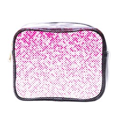 Halftone Dot Background Pattern Mini Toiletries Bags by Celenk