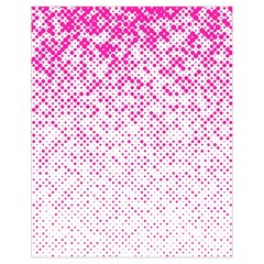 Halftone Dot Background Pattern Drawstring Bag (small) by Celenk