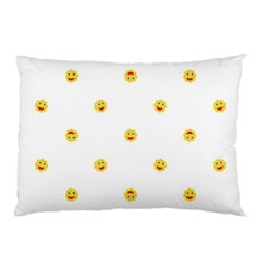 Happy Sun Motif Kids Seamless Pattern Pillow Case by dflcprintsclothing