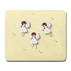 Christmas Angels  Large Mousepads by Valentinaart
