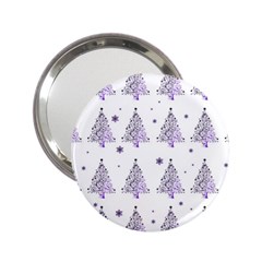 Christmas Tree - Pattern 2 25  Handbag Mirrors by Valentinaart