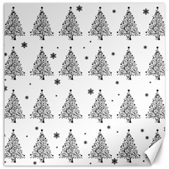 Christmas Tree - Pattern Canvas 16  X 16   by Valentinaart