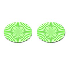 Pattern Cufflinks (oval)