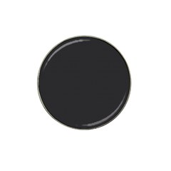 Simulated Black Carbon Fiber Steel Hat Clip Ball Marker by PodArtist