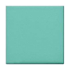 Tiffany Aqua Blue Puffy Quilted Pattern Face Towel by PodArtist