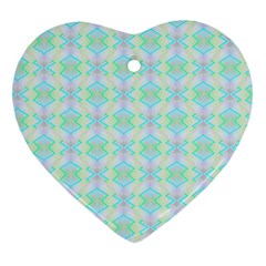 Pattern Heart Ornament (two Sides) by gasi