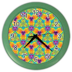 Pattern Color Wall Clocks by gasi
