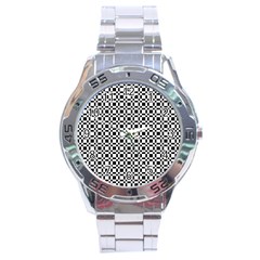 Pattern Stainless Steel Analogue Watch by gasi