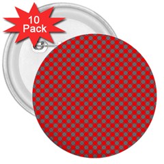 Pattern 3  Buttons (10 Pack)  by gasi