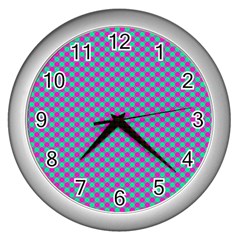 Pattern Wall Clocks (silver)  by gasi