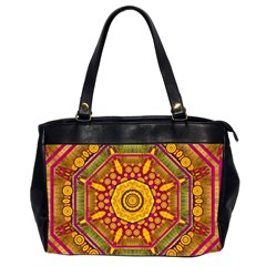 Sunshine Mandala And Other Golden Planets Office Handbags (2 Sides) 