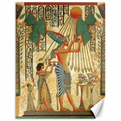 Egyptian Man Sun God Ra Amun Canvas 18  X 24   by Celenk