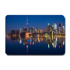 Buildings Can Cn Tower Canada Small Doormat  by Celenk