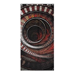 The Thousand And One Rings Of The Fractal Circus Shower Curtain 36  X 72  (stall)  by jayaprime