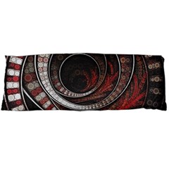 The Thousand And One Rings Of The Fractal Circus Body Pillow Case (dakimakura) by jayaprime