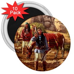 Apache Braves 3  Magnets (10 Pack)  by allthingseveryone