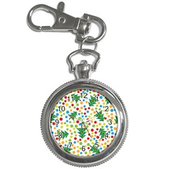 Pattern Circle Multi Color Key Chain Watches by Celenk