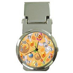 Easter Bunny And Egg Basket Money Clip Watches by allthingseveryone