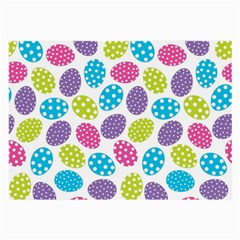 Polka Dot Easter Eggs Large Glasses Cloth (2-side) by allthingseveryone