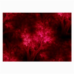 Artsy Red Trees Large Glasses Cloth (2-side) by allthingseveryone