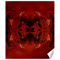 Red Abstract Canvas 20  X 24   by Celenk