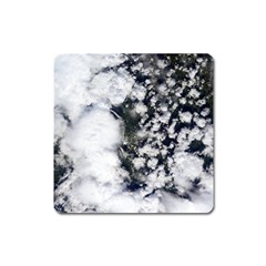 Earth Right Now Square Magnet by Celenk