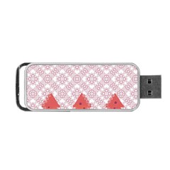 Christmas Card Elegant Portable Usb Flash (one Side) by Celenk