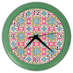 Christmas Wallpaper Color Wall Clocks