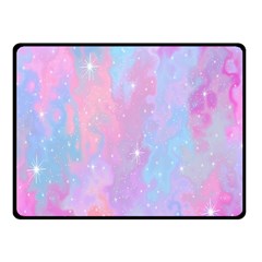 Space Psychedelic Colorful Color Fleece Blanket (small) by Celenk