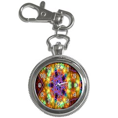 Kaleidoscope Pattern Ornament Key Chain Watches by Celenk