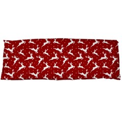 Red Reindeers Body Pillow Case Dakimakura (two Sides) by patternstudio