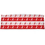 Knitted Red White Reindeers Body Pillow Case Dakimakura (Two Sides) Front