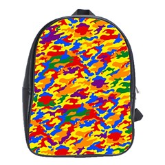 Homouflage Gay Stealth Camouflage School Bag (xl) by PodArtist