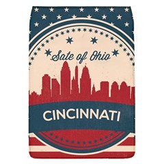 Retro Cincinnati Ohio Skyline Flap Covers (l)  by Bigfootshirtshop