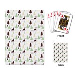 Reindeer Tree Forest Playing Card Back